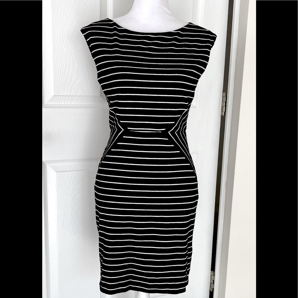 White House Black Market Sleeveless Striped Dress - Size 2